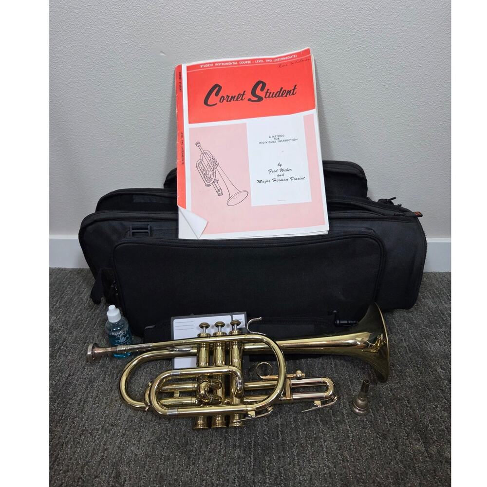 Holton Collegiate C-602 Vintage Student Line Brass Cornet